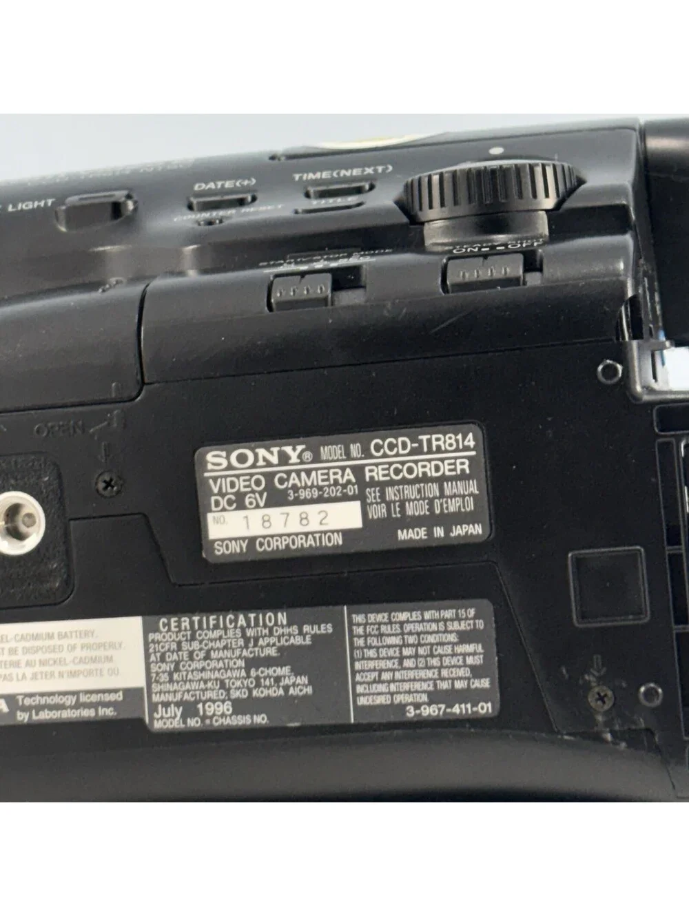 Sony CCD-TR814 8mm Video8 Camera Camcorder VCR Video Transfer TESTED WORKING!